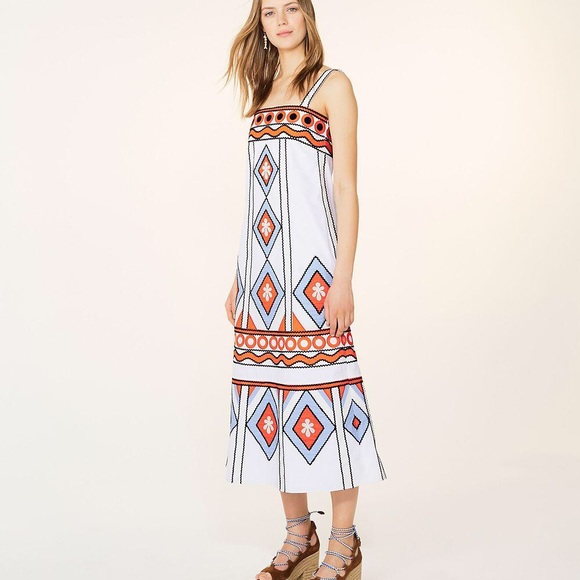 sachin and babi light blue dress Tory Burch Embroidered Dresses for Women